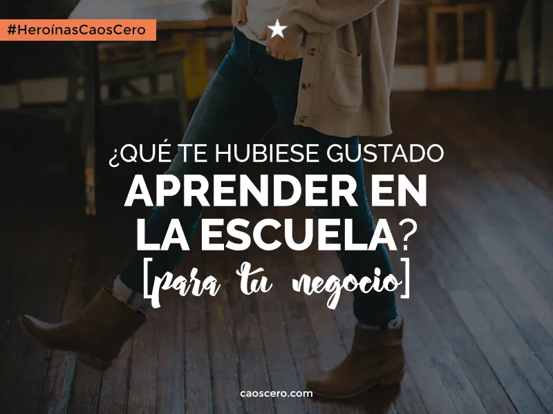 Qué deberían enseñar en las escuelas